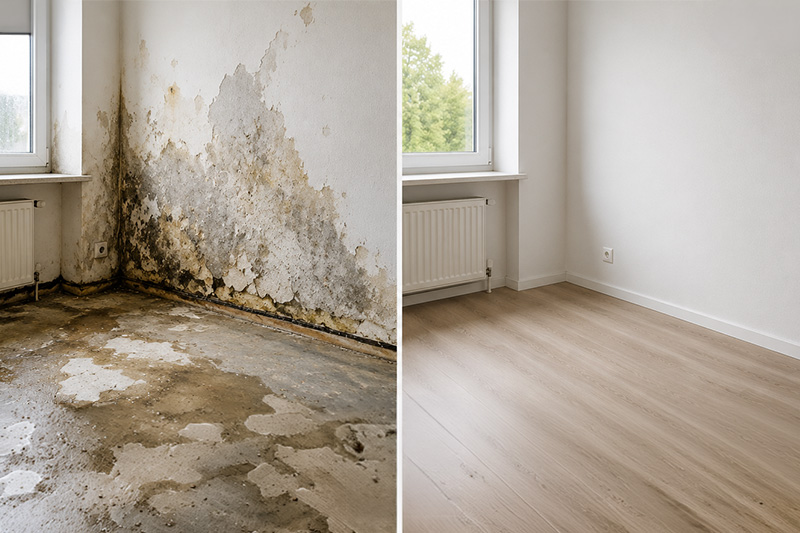 Schadensanierung - Wasserschaden Schimmelschaden Brandschaden