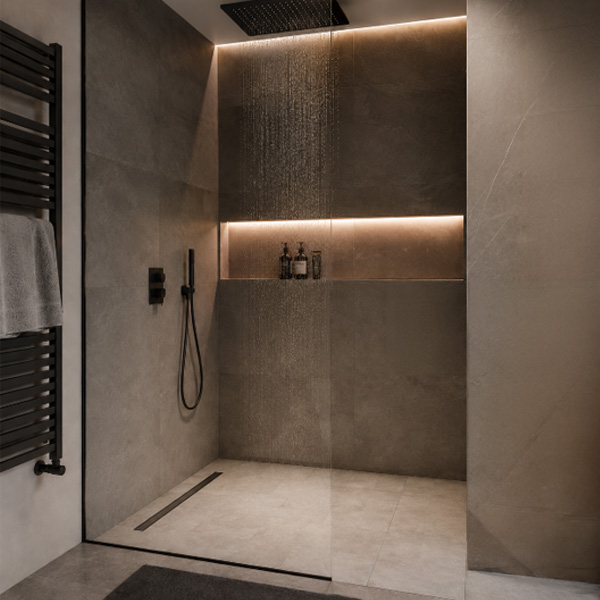 Moderne Walk-in-Dusche - Saalfelden